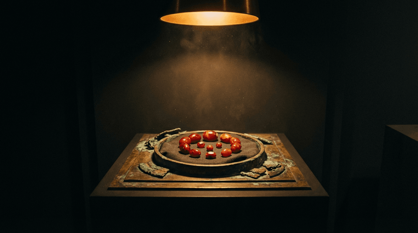 三星堆重磅發現：11枚紅玉髓珠揭示與北方文化交流的秘密