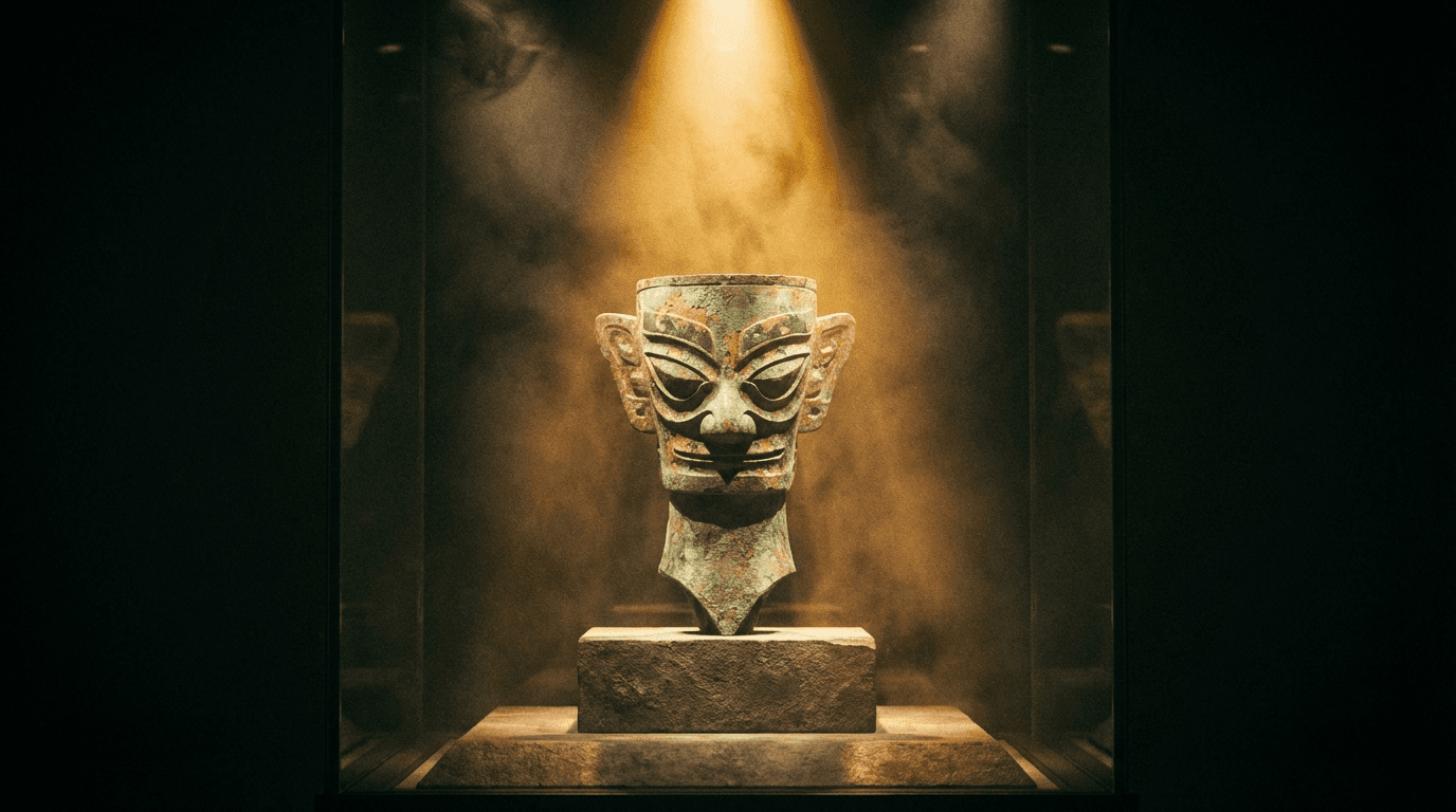 三星堆文物大翻轉：原來青銅面具也曾色彩斑斕？