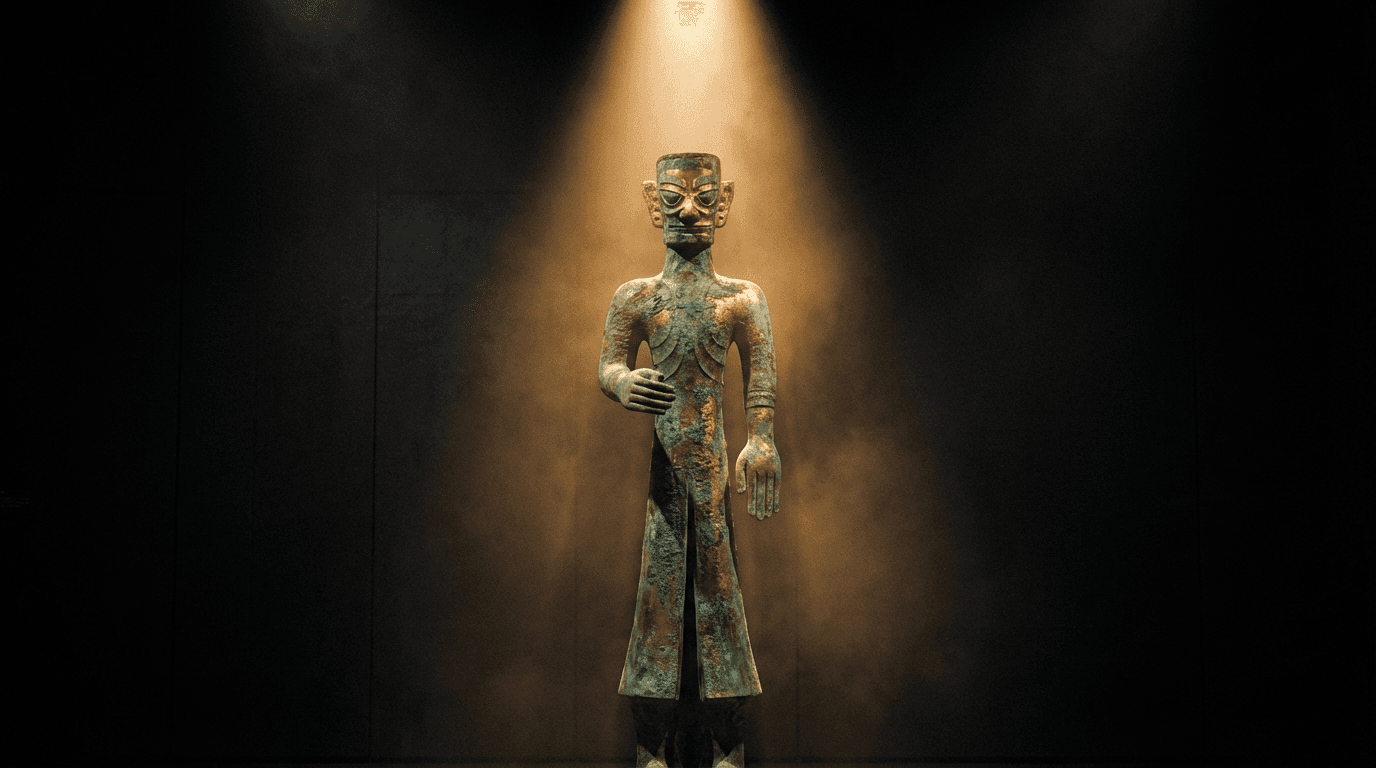 睽違25年！金沙青銅立人像重磅抵京，解鎖古蜀文明的輝煌密碼