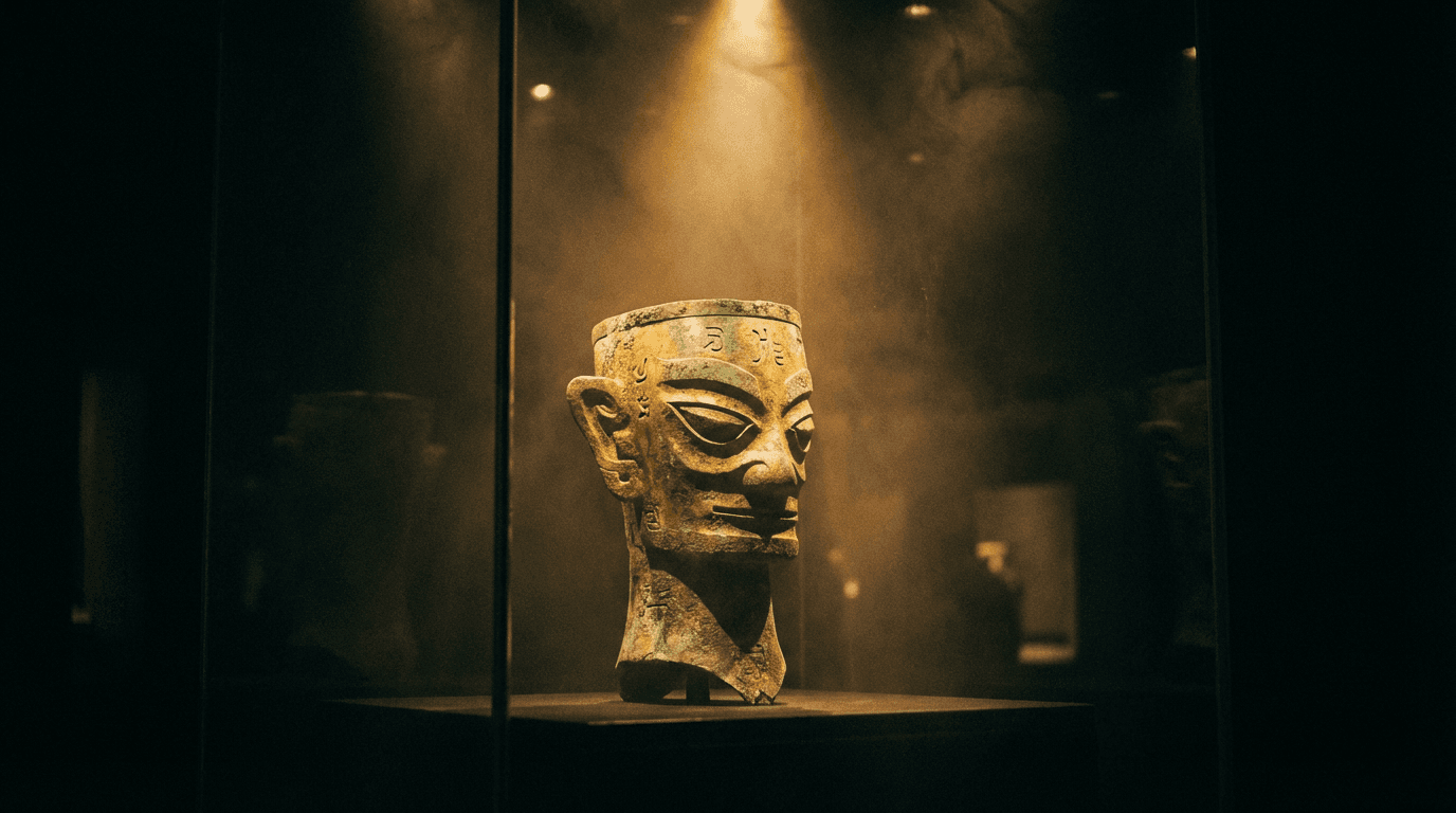 三星堆「文字」疑雲：青銅人像上的神秘符號，是書寫還是紋飾？