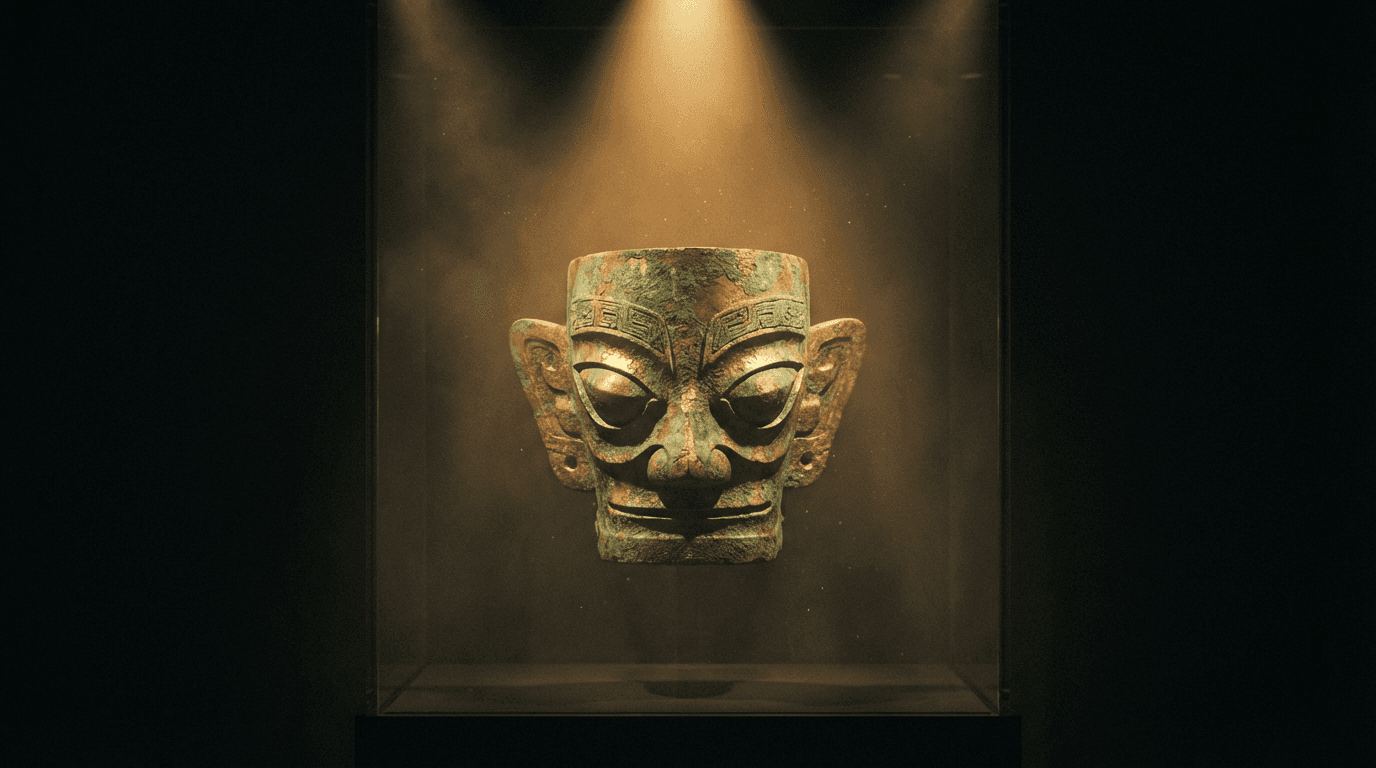 三星堆青銅面具驚艷亮相世博會：古蜀文明的全球盛事