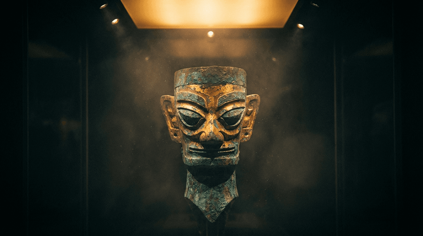 三星堆青銅器並非只有青銅色？最新研究揭示其斑斕色彩