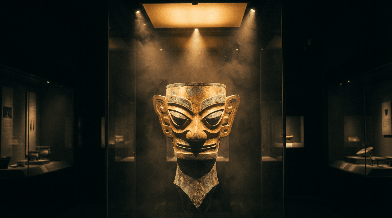 三星堆青銅面具驚艷聯合國！古蜀文明閃耀世界舞台