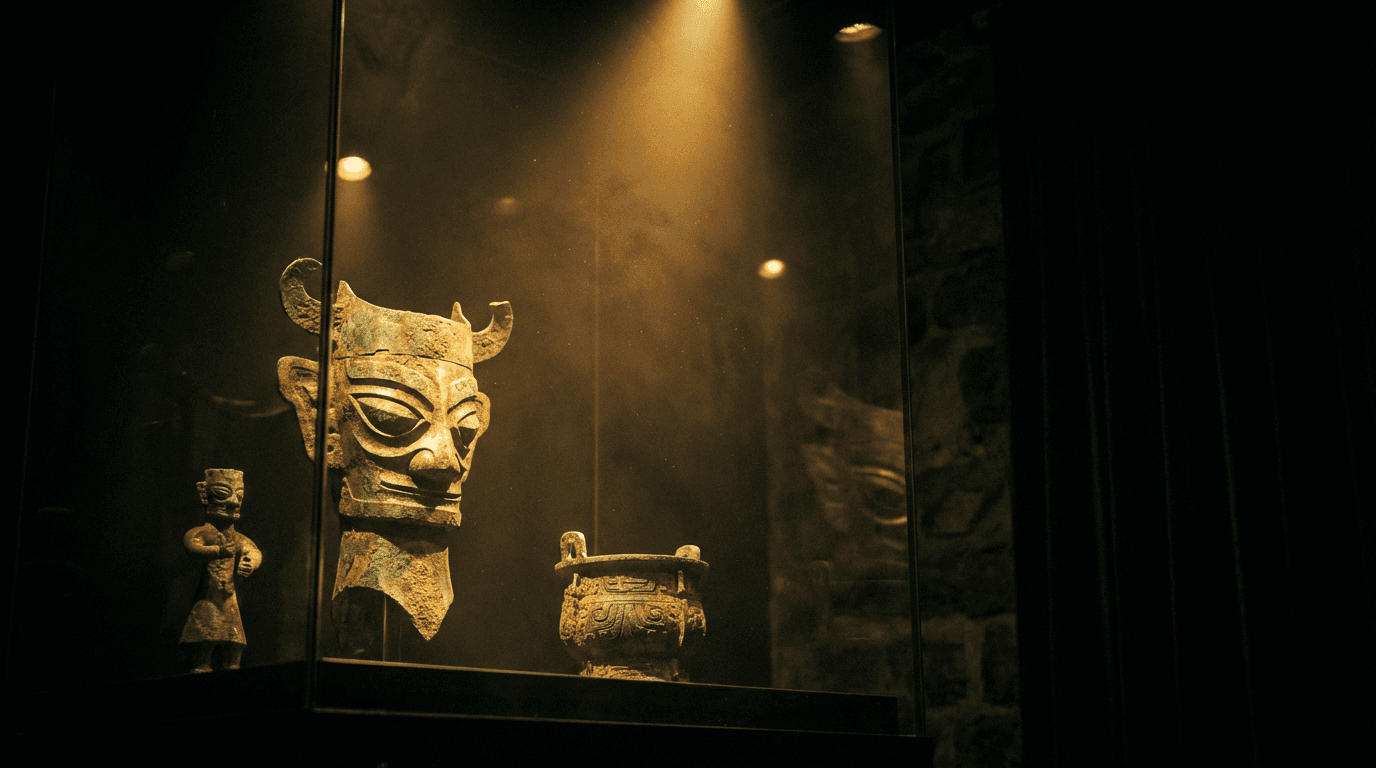 三星堆熱潮再臨！饒館複製品展載譽歸來，考古隊長講座成焦點