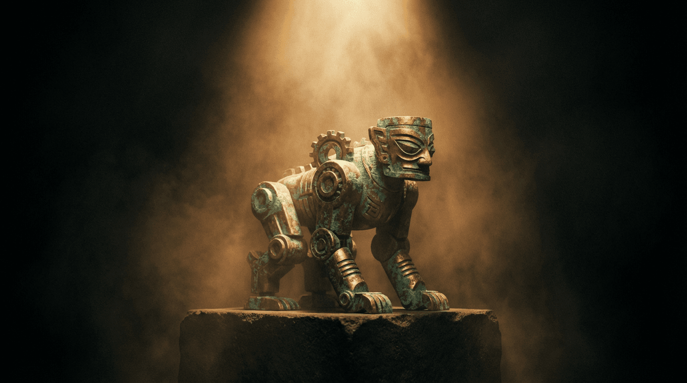 古蜀人的未來寵物？三星堆新出土「機器狗」銅神獸顛覆想像