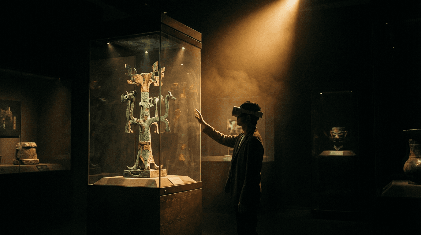 穿越三千年：香港故宮VR特展讓你親手「觸摸」三星堆神樹