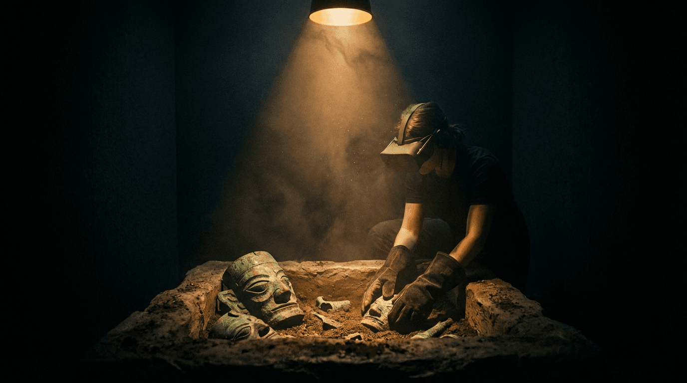 紹興博物館VR展覽：親手挖掘三星堆文物，解鎖古蜀文明的神秘面紗！