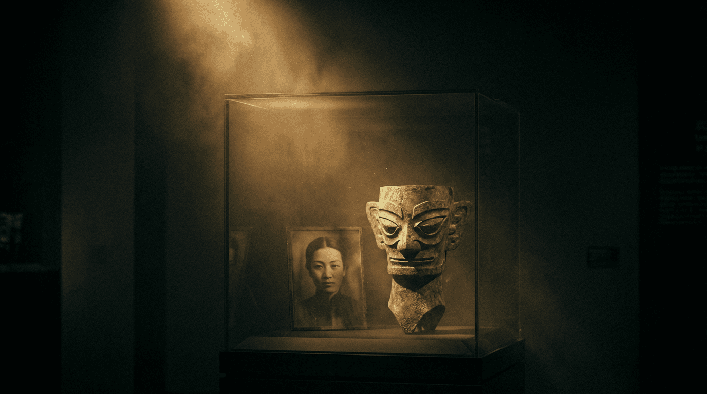 王彩樺撞臉三星堆文物？一場意外的古今連結