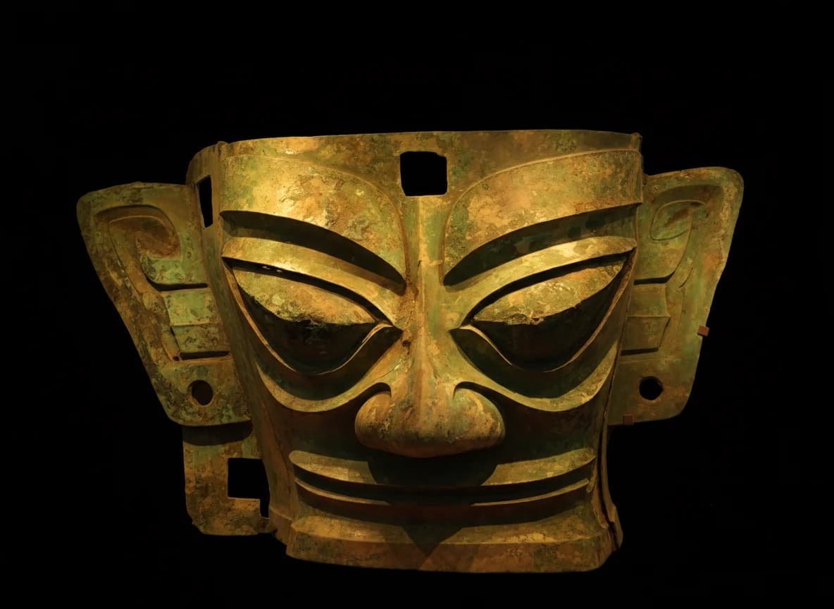 青銅大面具