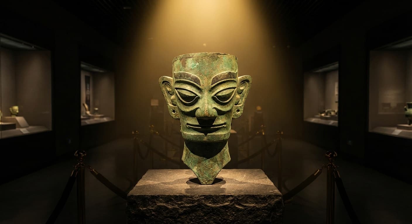 三星堆青銅面具