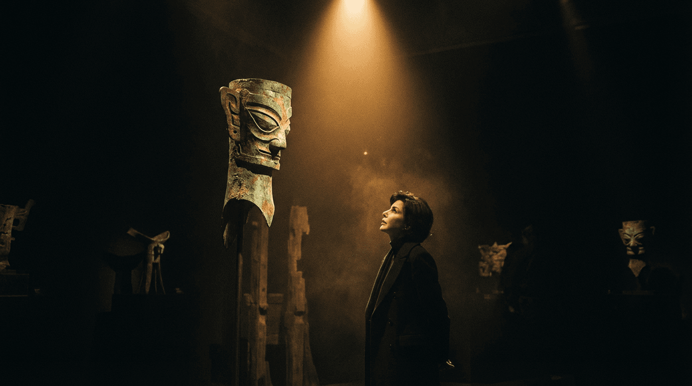 法國文化部長達蒂驚豔現身三星堆:古蜀文明魅力征服世界