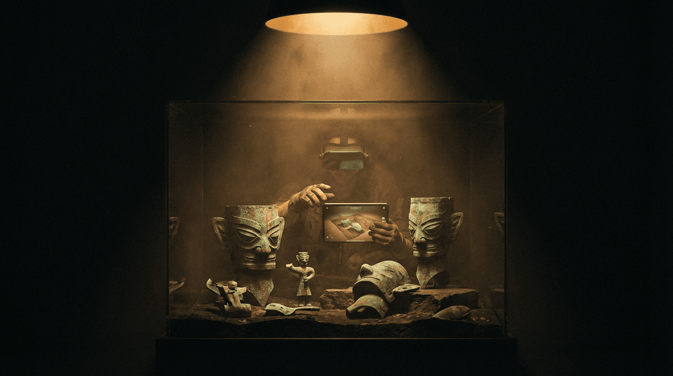 香港海事博物館VR展覽:化身考古學家,親手「挖掘」三星堆文物!
