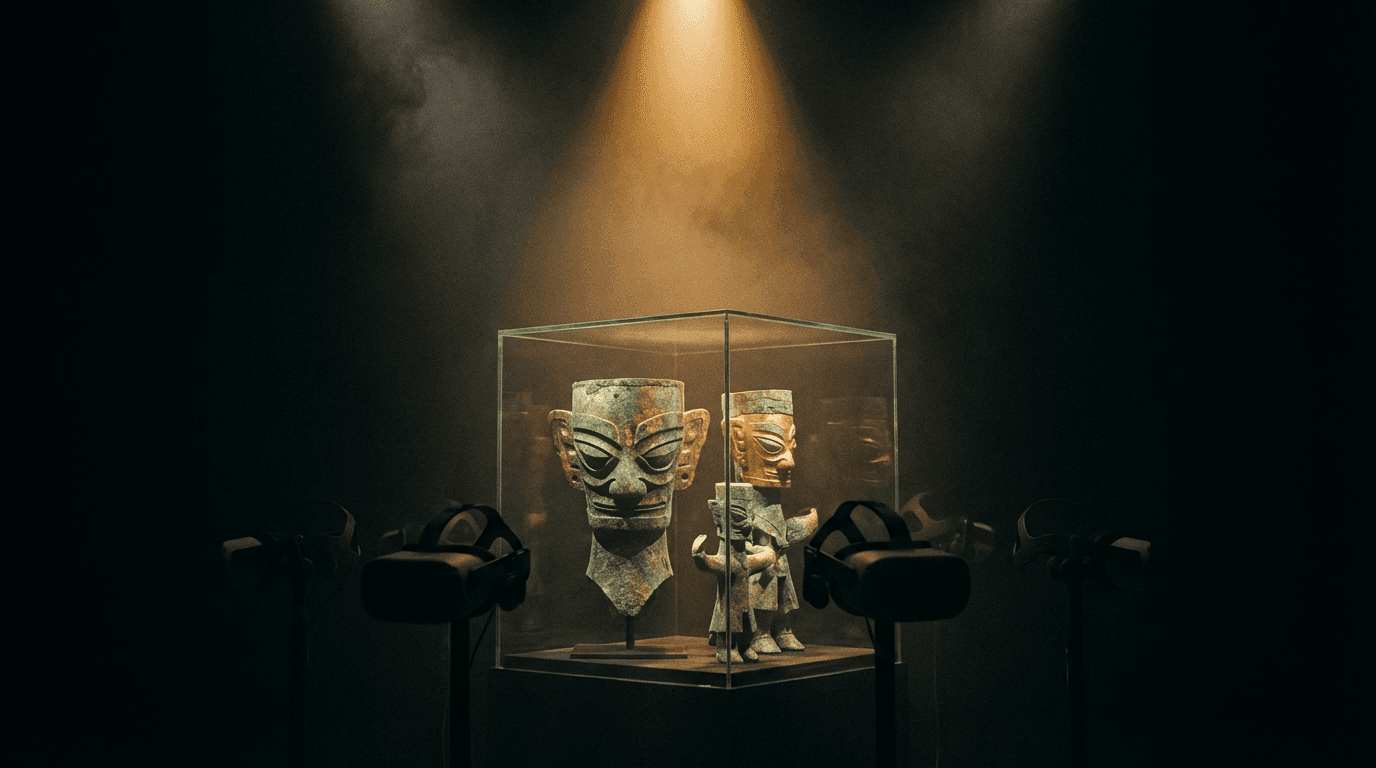 香港「浮海探蜀」VR展:身歷其境,揭開三星堆金沙古文明的神秘面紗!