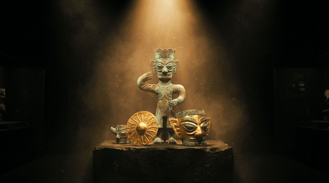 三星堆、金沙文物震撼登陸國博!兩百餘件珍品揭秘古蜀文明
