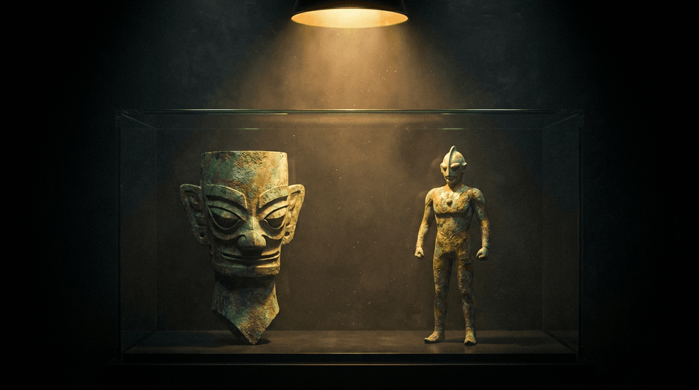 從三星堆到鹹蛋超人:一場跨越三千年的神秘「撞臉」事件